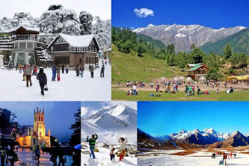 Una Shimla Manali Dharamshala Dalhousie Chandigarh